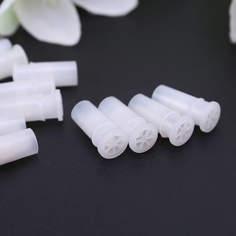 YSSZAM 100 Pcs White Toy Noise Makers Insert Squeakers, Plastic