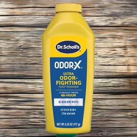 Dr. Scholl Foot Powder Effect Foot Refreshing ODOR-X Odor Relieving Foot Powder 1pc 1pc / 닥터숄 풋파우더효과 발상쾌 ODOR-X 냄새 완화 풋 파우더 1개 1개입