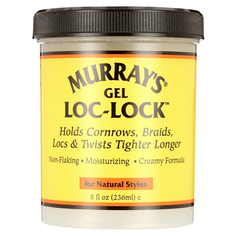 Murray's Loc-Lock Hair Gel 8 oz. (Pack of 2)