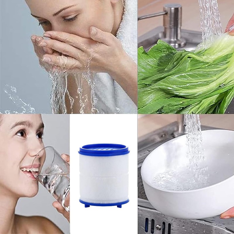 Tap Filter, Transparent, 360° Tap Filter, 3-Speed Mode, Adjustable Water-Saving