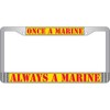 U.S.M.C. Once A Marine License Plate Frame