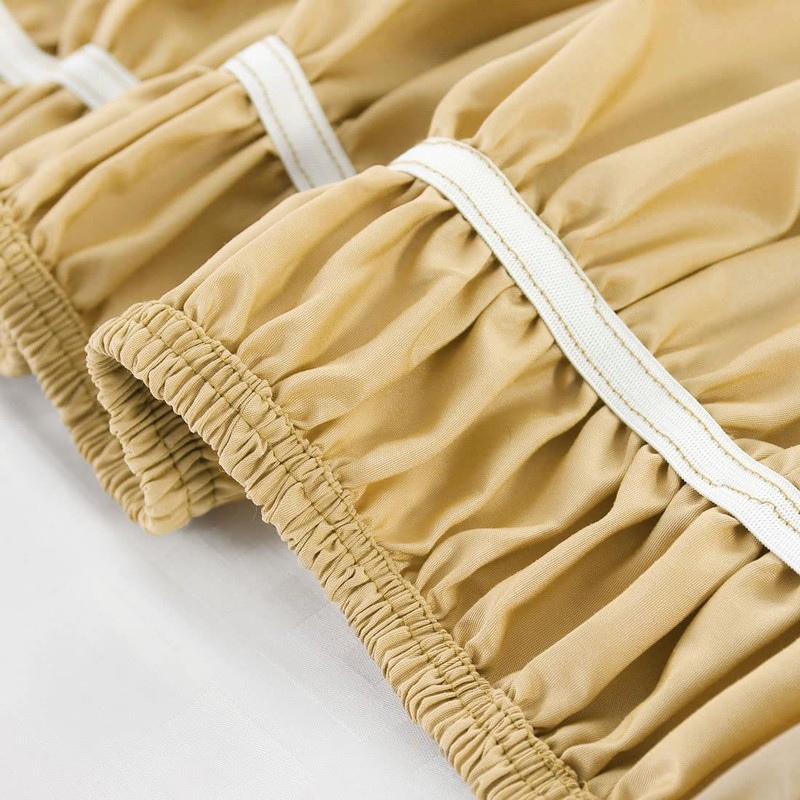 PiccoCasa Elasticated Bed Skirt Ruffled Bed Base Wrap Around Bed