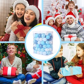 GOGOSO Ball Pits Balls Toddlers 50 100 200 500 Plastics Shape Ball Non-Phthalate Non-BPA Non-Toxic 2.2-Inch Crush Proof Play Balls,Pearl Blue Colors, 50 Balls