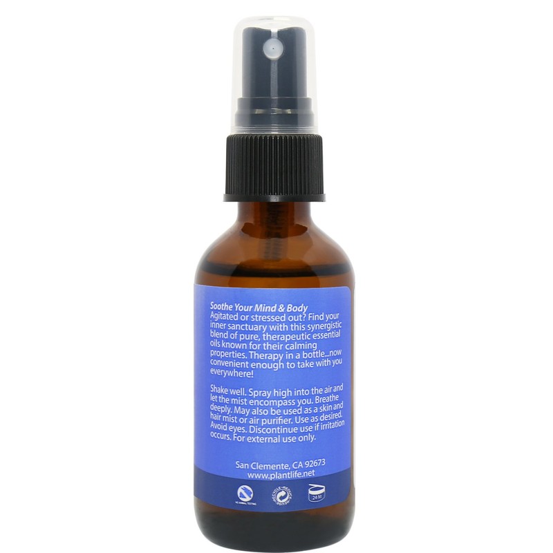 Plantlife Calm Mist Face and Body Spray - Straight From