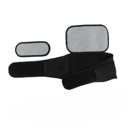 FOMIYES Adjustable Steel Board Waist Belt Heat Pad for Elder Adults Support Brace Lower Back Massager Heat Pack Sciatica Relief