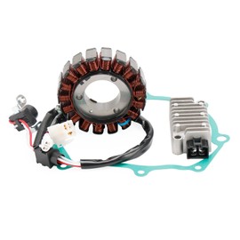 Areyourshop Magneto Stator + Voltage Rectifier + Gasket Suitable for Yamaha WR125 R WR 125X 2009-2014