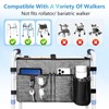Rhino Valley Walker Bag, Multi Pockets Folding Walker Basket Tote