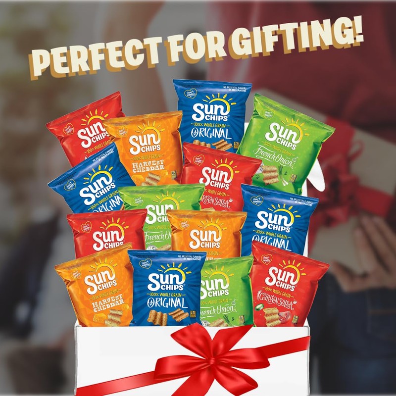 SunChips Variety Pack - Multi-Grain Snack Bag Healthy Snack Assortment