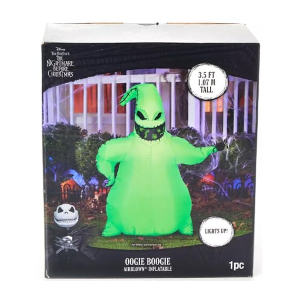 The Nightmare Before Christmas 3.5' Airblown Inflatable LED Jack Skellington