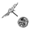 Angel Of Hope Silver Coloured Angel Pin With Gem Stone