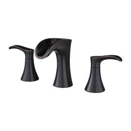 Pfister Brea Bathroom Sink Faucet, 8-Inch Widespread, 2-Handle, 3-Hole, Tuscan Bronze Finish, LF049BRYY