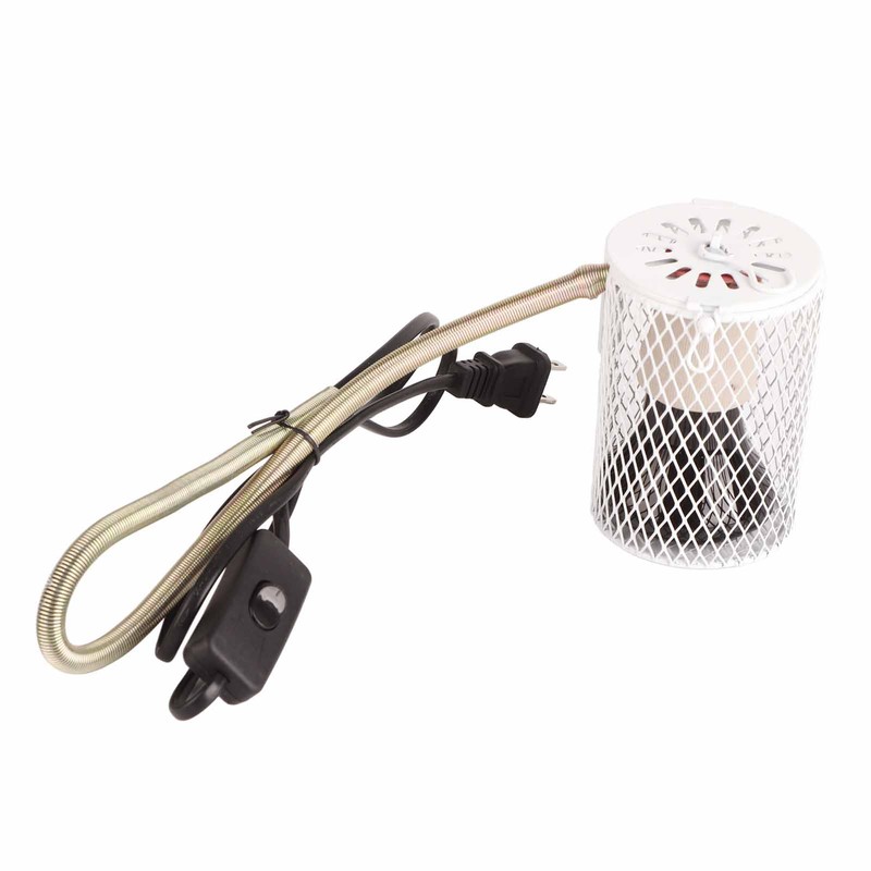 E27 Reptile AntiScald Lampshade and Heating Bulb Set Reptile Heat