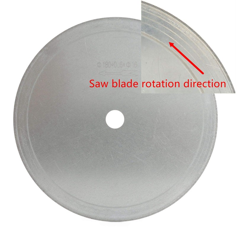 ILOVETOOL Super Thin 6" inch Diamond Lapidary Blade Arbor Hole