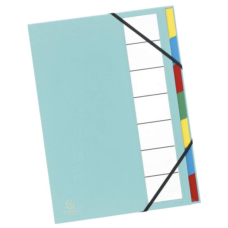 Exacompta 55320E Premium Folder Harmonica Ordonator with Hard Cover for