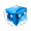 Alipis 2sets Cube Dice Balloons Theme Party Decorations Aluminum Foil
