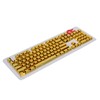 104Pcs Keycaps Metallic Durable Stable TwoTone Translucent Backlit Mechanical Keyboard