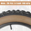 2 Pack 20x4 (98-406) All-Terrain Bike Tires Heavy Duty, Large