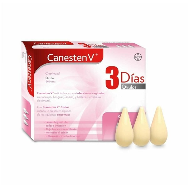 Canesten V 3 Ovulos Ovules Vaginal Infect Antifungal Treatment