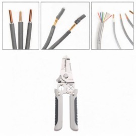 Generic Wire Stripper Crimping Splitting Multipurpose Electrician Ergonomic Comfortable Grip Professional Crimper Bobbin Winder, Type D