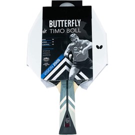 Butterfly Timo Boll Vision 2000 Table Tennis Bat + Table Tennis Case Drive Case Table Tennis Bat Set Table Tennis Professional Set