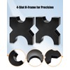 Arbor Press Plate, 1"x 5"x 5" Heavy-Duty Steel Hydraulic Press