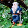 Redwix Navy Gnome 11.43" x 5.5", Funny Garden Gnomes, Gnomes