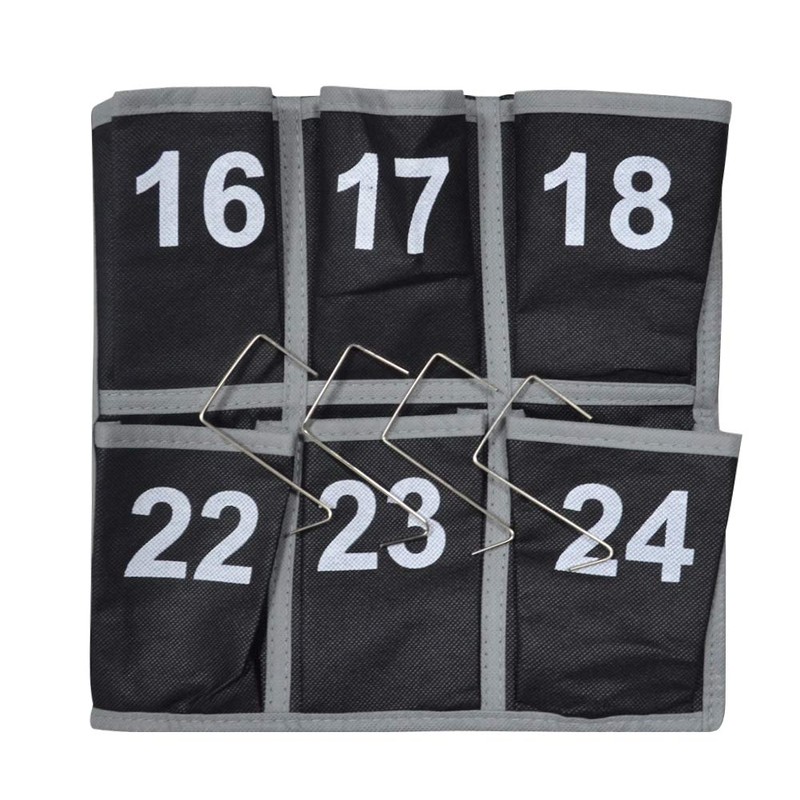 Godery Numbered Classroom Pocket Chart for Cellphone and Calculator holder,