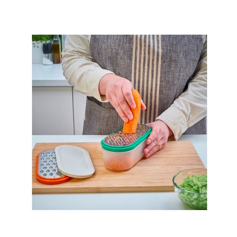 Grater with Container, Set of 4, Mixed Colors