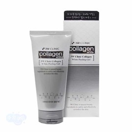Collagen White Peeling Gel 180ml Skin Elasticity Care Nose Dead Skin Removal Facial Scrub / 콜라겐 화이트 필링젤 180ml 피부탄력케어 코각질제거 얼굴스크럽