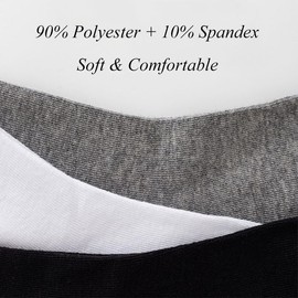 HAGOT 12 Pairs Kids Socks, Childrens Plain School Socks, Boys Girls Stretchy Cotton Socks, School Sports Casual Mid-calf Socks, for 5-13 Years