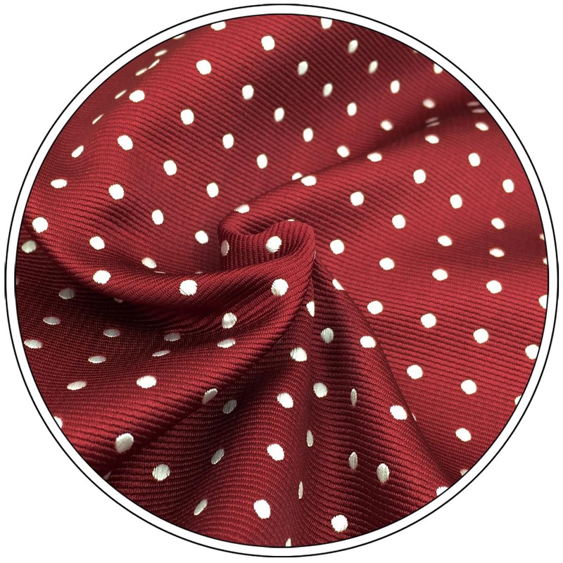 'Shlax & Wing Red Dots Maroon Wedding Multi Coloured Men's