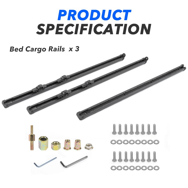 ROSY PIXEL Trail Rail System for 2020 2021 2022 2023