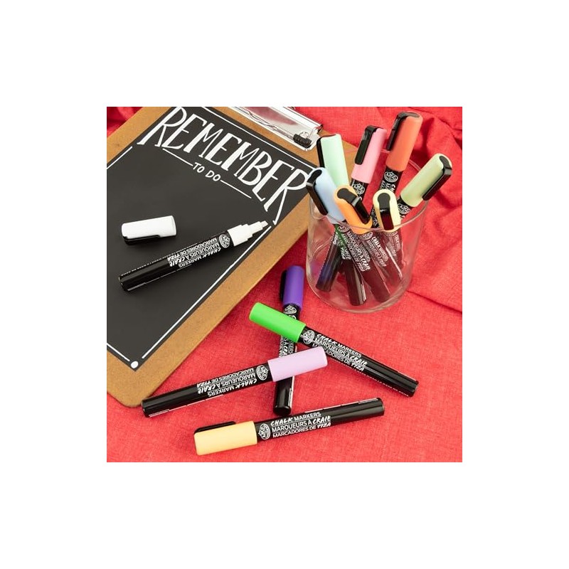 Royal & Langnickel 12pc 2mm PRIMARY CHALK MARKER SET