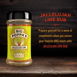 Big Poppa’s Jallelujah Lime Seasoning –Gluten & MSG Free Lime Salt Seasoning – Lime Seasoning Salt, Ideal as a Taco Seasoning, Seafood Seasoning and Beyond! (12.9 Oz)