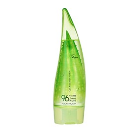 HOLIKAHOLIKA Aloe Clean Quarter Formula 96% Cleansing Foam, Holika Holika, Vegan, Face Cleansing, Aloe, Ultra Fine, Foam, Plant-derived Surfactant (5.1 fl oz (150 ml)