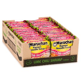 Maruchan Ramen Lime Chili Shrimp Flavor, 3.0 Oz, Pack of 24