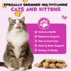 Cat Vitamins Treats, 15 in 1 Cat Multivitamin Chews Vitamins