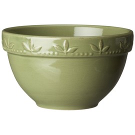 Signature Housewares Sorrento Collection 30-Ounce Utility Bowl, Green Antiqued Finish
