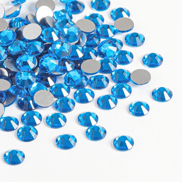 BEADSLAND Beadsland 2880pcs Flat Back Crystal Rhinestones Round Gems for