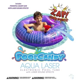 PoolCandy Infatable Pool Tube Aqua Laser Water Gun & Fartmaster Pool Tube Combo