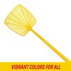 PIC 274-INN Plastic Fly Swatter Assorted Neon Plastic Fly Swatter
