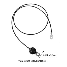 SUPVOX Fitness Pulley Cable System for Home Gym Coated Wire Pulley Cable for Workouts and Training Routines for Home Use and Fitness Enthusiasts