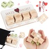 Set of 7 Date Night Dice for Couples, Wooden Date