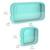 Adorila Clear Makeup Bag Set of 2, TSA Approved Waterproof