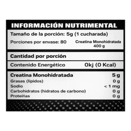 Creatina Monohidratada 100 Pura, Bull Nutrition.                                                                                                      