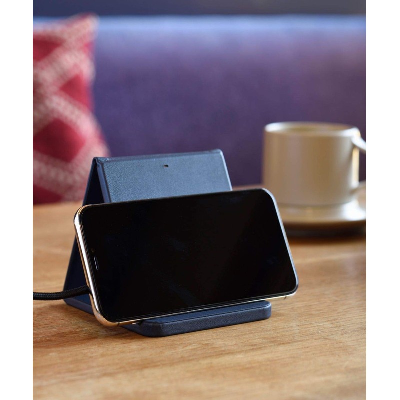 BRUNO BDE048-GRG Wireless Charger, Wireless Charger, Folding Stand, Telework, Home