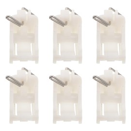 Operitacx 6pcs Freezer Accessories Clips Shelf Clip for Refrigerator Freezer Shelves Buckle Replacement Clip Brackets Replacement Shelf Buckles Door Fence Buckle Plastic White