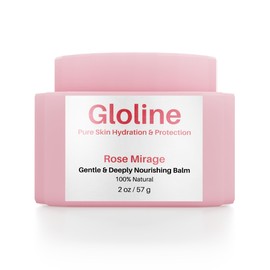 Govertex Gloline Rose Mirage – Hydrating Skin Superfood Balm for Face & Body | All Natural Skin Care with Squalane, Shea Butter, Beeswax, Argan Oil, Vitamin E + 6 Antioxidant-Rich Botanicals