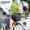 Bomence Small Bicycle Handlebar Bag Waist Bag 2-in-1, Belt Bag,