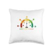 Colorful Emotion Scale Wheel Product Throw Pillow